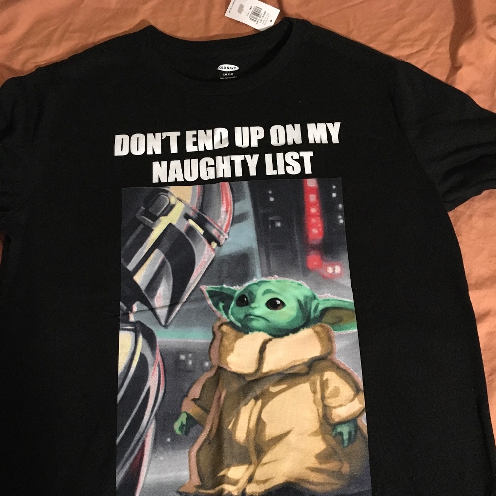 OLD Navy Baby Yoda Mandalorian Christmas Boys size 18 xxl